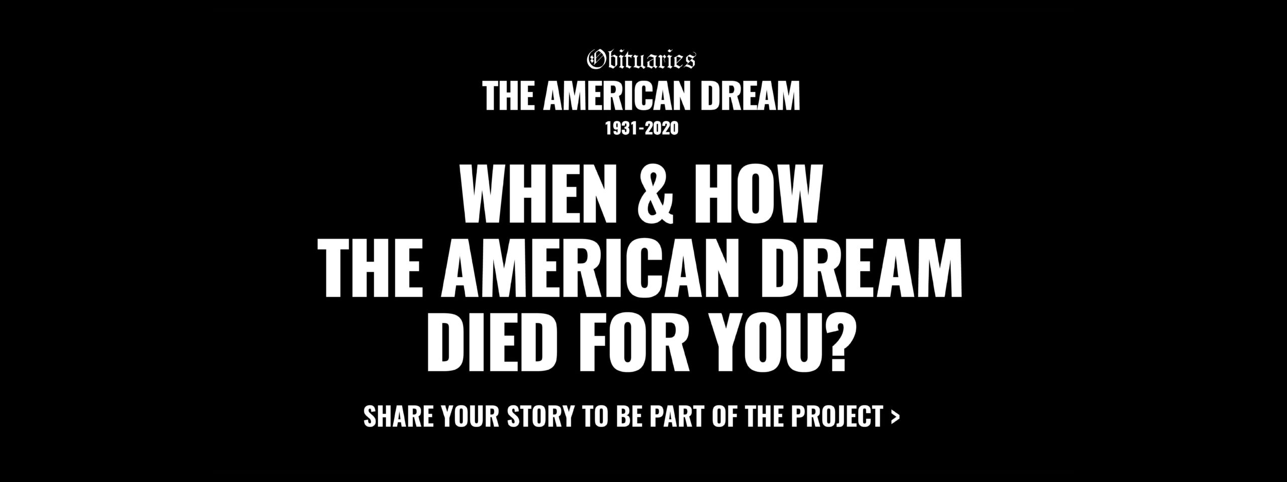 American Dream, Projects