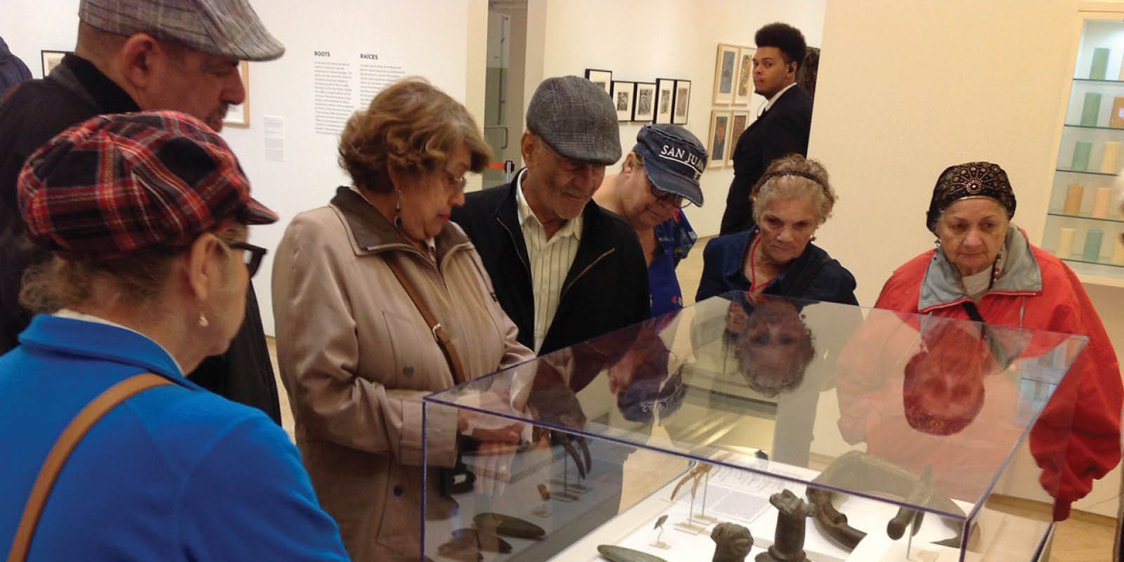 a group of elderly people visiting El Museo