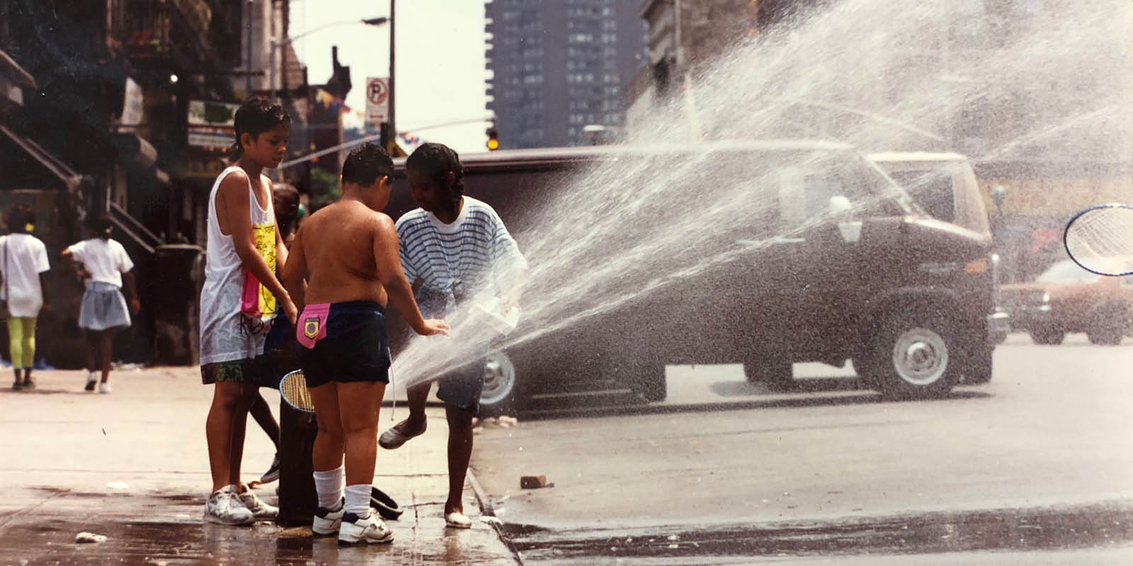 Playing the Pompa. El Barrio, 1980s. Submitted by Ashley Soleil and Santos Rodríguez.