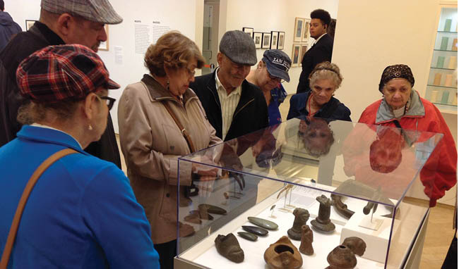 a group of elderly people visiting El Museo