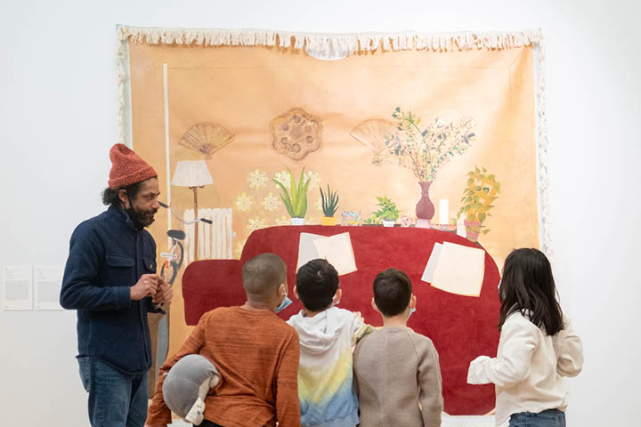 Children visiting the museum