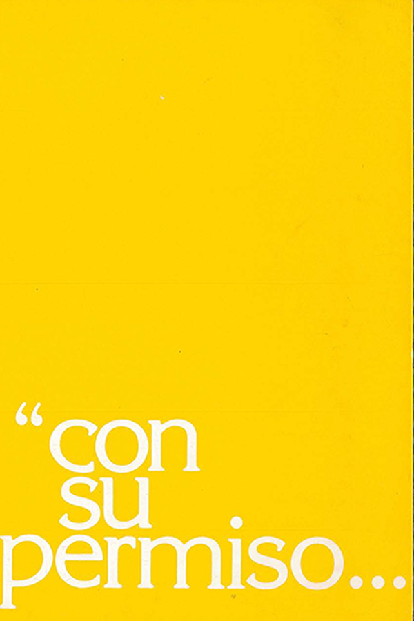 "con su permiso...," poster image