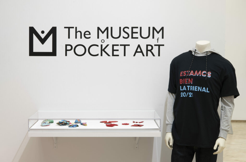 Installation image from The Museum of Pocket Art