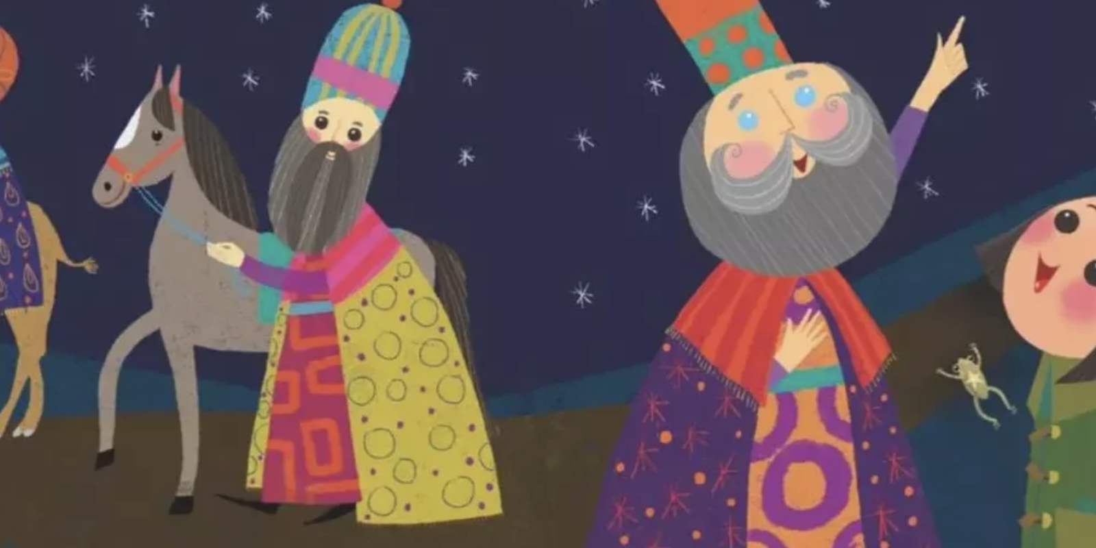 drawing of three kings day
