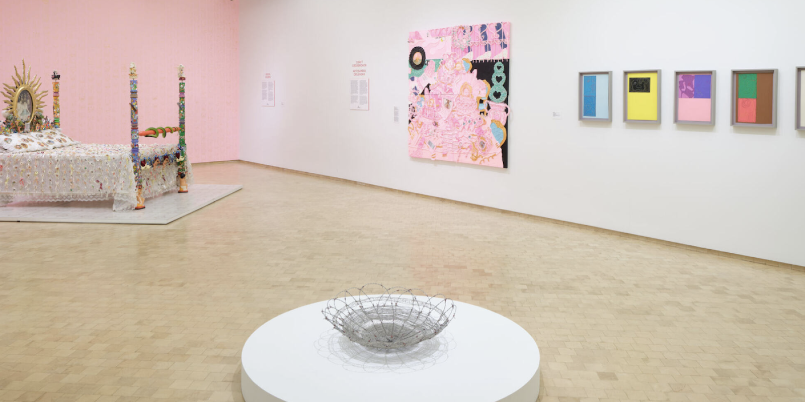 Installation image of Something Beautiful: Reframing La Colección